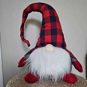 Red and Black Plaid Holiday Gnome